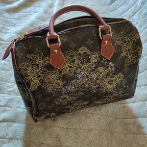 Louis Vuitton Limited Edition Monogram  Dentelle speedy 30(Authentic)